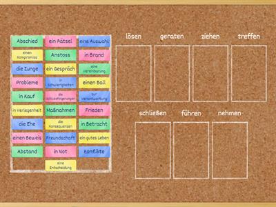 Funktionsverbgefüge / Nomen-Verb-Verbindung B2 (L)