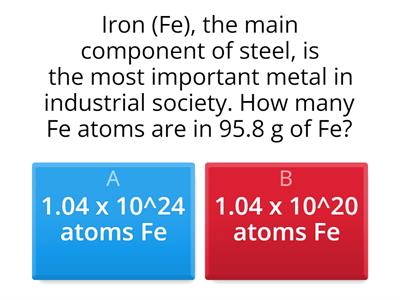 Stoichiometry of Formulas and Equations