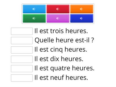 Lire l'heure - à l'oral - CE2/CM1