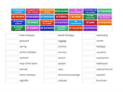 5B; Holidays & Tourism - Nouns