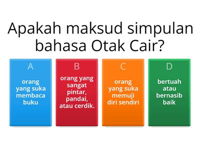 Quiz Simpulan Bahasa