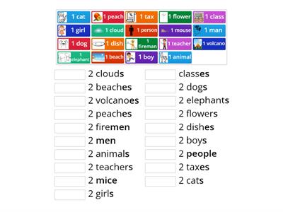  PLURAL NOUNS