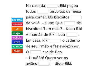 Riki diz desculpe-me