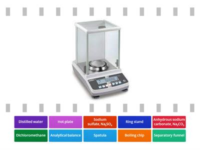 Chemicals and Apparatus for Experiment Extraction of Caffeine from Beverages