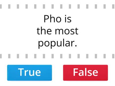 Among the many special dishes in Ha Noi, pho is the most popular. It is a special kind of Vietnamese soup. We can enjoy 