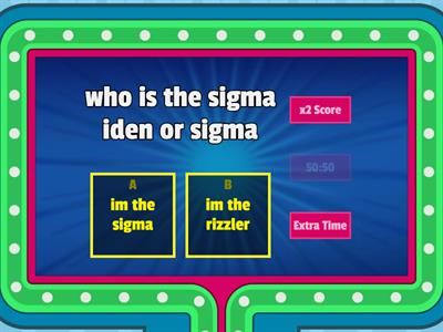 the sigma quiz