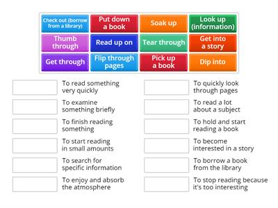 B2. Phrasal verbs : Books 