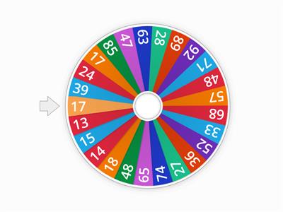 1 100 random spinner - Teaching resources