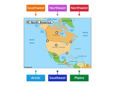 Indigenous Cultural Regions of North America