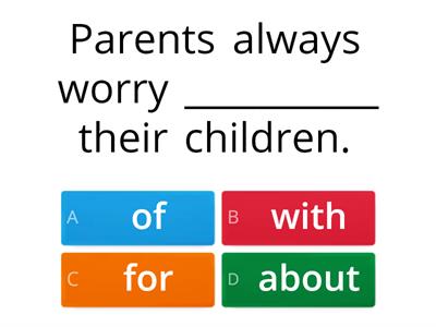  Verbs + prepositions