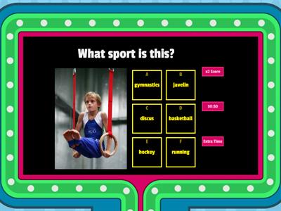  Guess the name of the sport - quiz