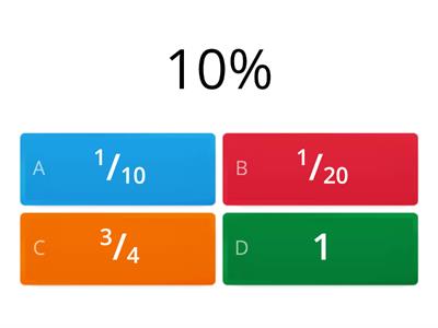 Percentages and Fractions