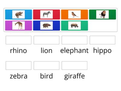 NEA 1 unit 2 vocabulaty - wild animals
