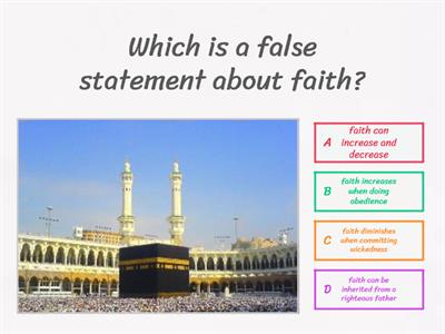 INVALIDATION OF FAITH IN ISLAM (Form 4 KSSM)