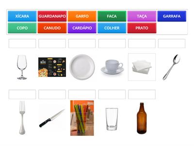 VOCABULÁRIO - RESTAURANTE (PORT)