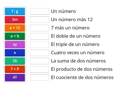 LENGUAJE ALGEBRAICO