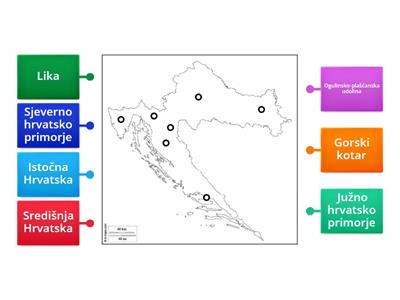 Prirodno-geografske regije Hrvatske - podjela