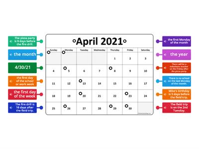 How well do you know how to use the calendar?