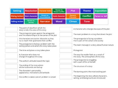 Elements of Fiction Matching