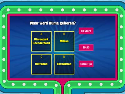 Quiz NB C - Tijgers naar Kazachstan #Meester Max