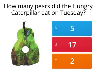The Very Hungry Caterpillar - Memory game (3-5)