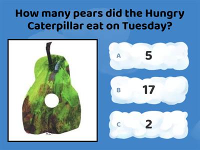 The Very Hungry Caterpillar - Memory game (3-5)