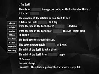 Movements of Earth/Science Book 5