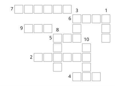 Spelling crossword