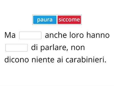 OM - U2 - i connettivi - esercizio riassuntivo