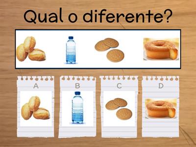 Qual o diferente? 3