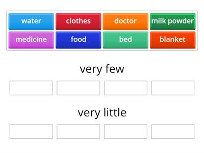  very few VS very little