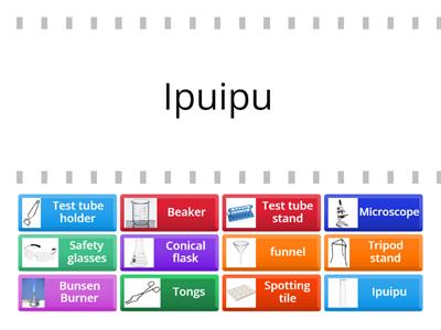 Science Equipment names in Maori