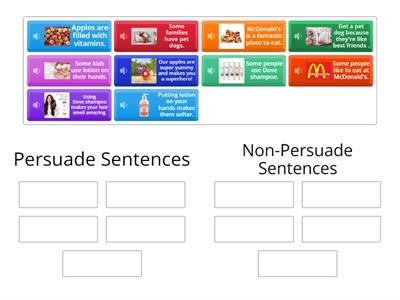 Persuade /Non-Persuade Sentences
