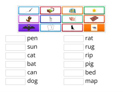 Fundations Word-Picture Match U2W1