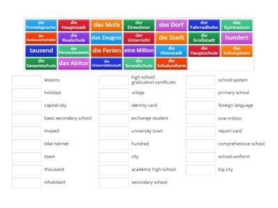 GK2 Thema 7 General Vocab List