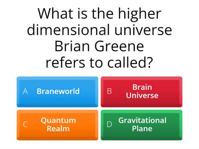 "Neil deGrasse Tyson and Brian Greene Confront the Edge of our Understanding" Activity 2