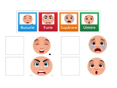 Emoții- potriveste emoțiile