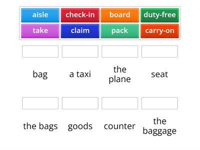 Airport vocabulary