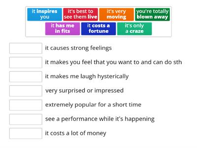 entertainment vocabulary