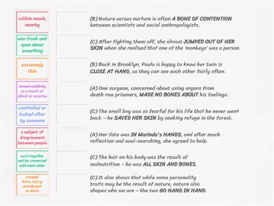 Insight Advanced 1A Idioms