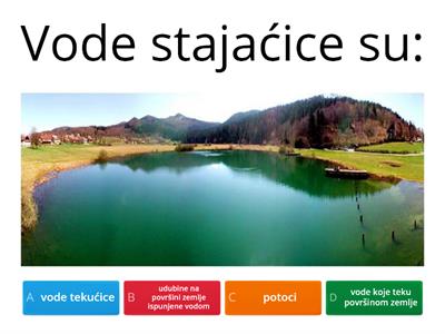 Vode stajaćice i vode tekućice