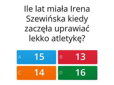 Irena Szewińska test