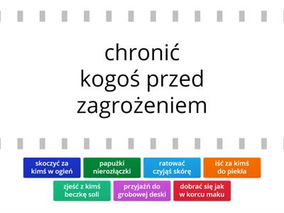 Związki frazeologiczne o przyjaźni - GDDW