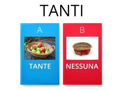 TANTI/NESSUNO