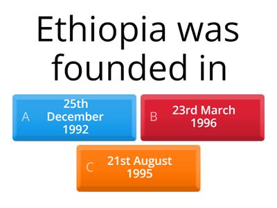 Ethiopia quiz
