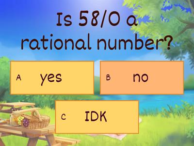 Rational Numbers Quiz