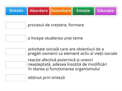 Abordări sintetice ale educației în dezvoltarea emoțională