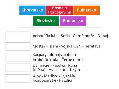 Jihovýchodní Evropa - poznej státy