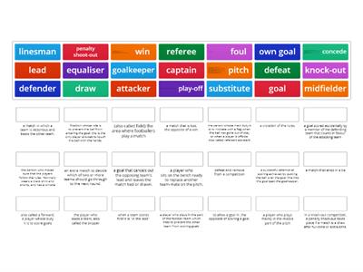 Football - vocabulary