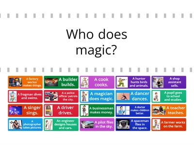 I Can Read Jobs Who does magic?
